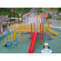 Outdoor Kids Water Playground With Water slide and water to